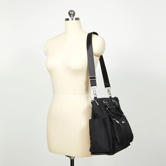 baggallini Women's 3-in-1 Convertible Tote Backpack with RFID Wristlet - Picture 9 of 11